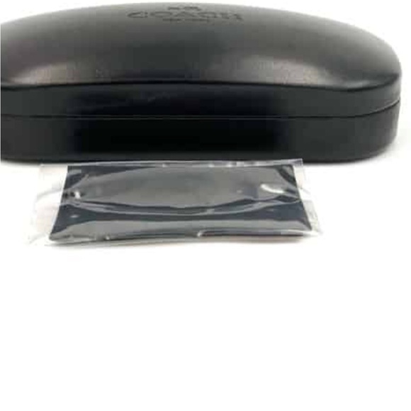 COACH EYEGLASS CASE Black Logo Dust Cloth - Picture 4 of 4